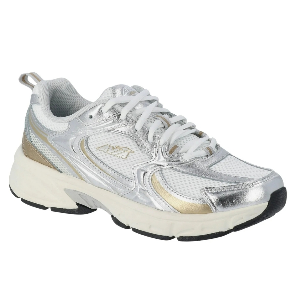 Avia 5000 Performance Sneakers Women's Walking Shoes Gold Silver